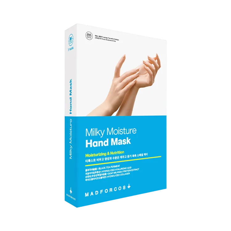 MILKY MOISTURE HAND MASK (1szt)