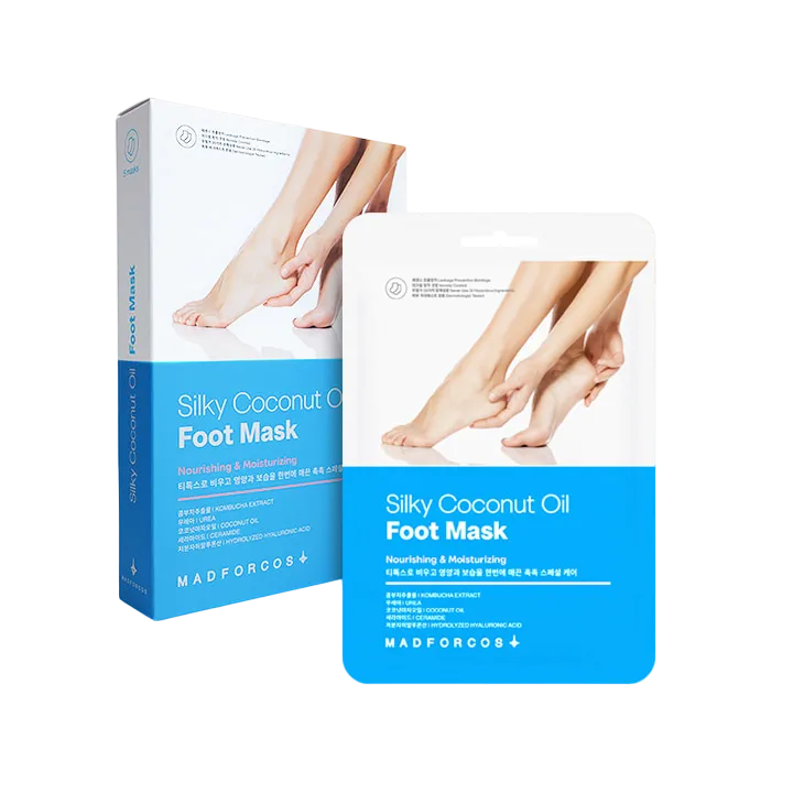 SILKY COCONUT OIL FOOT MASK (5szt)