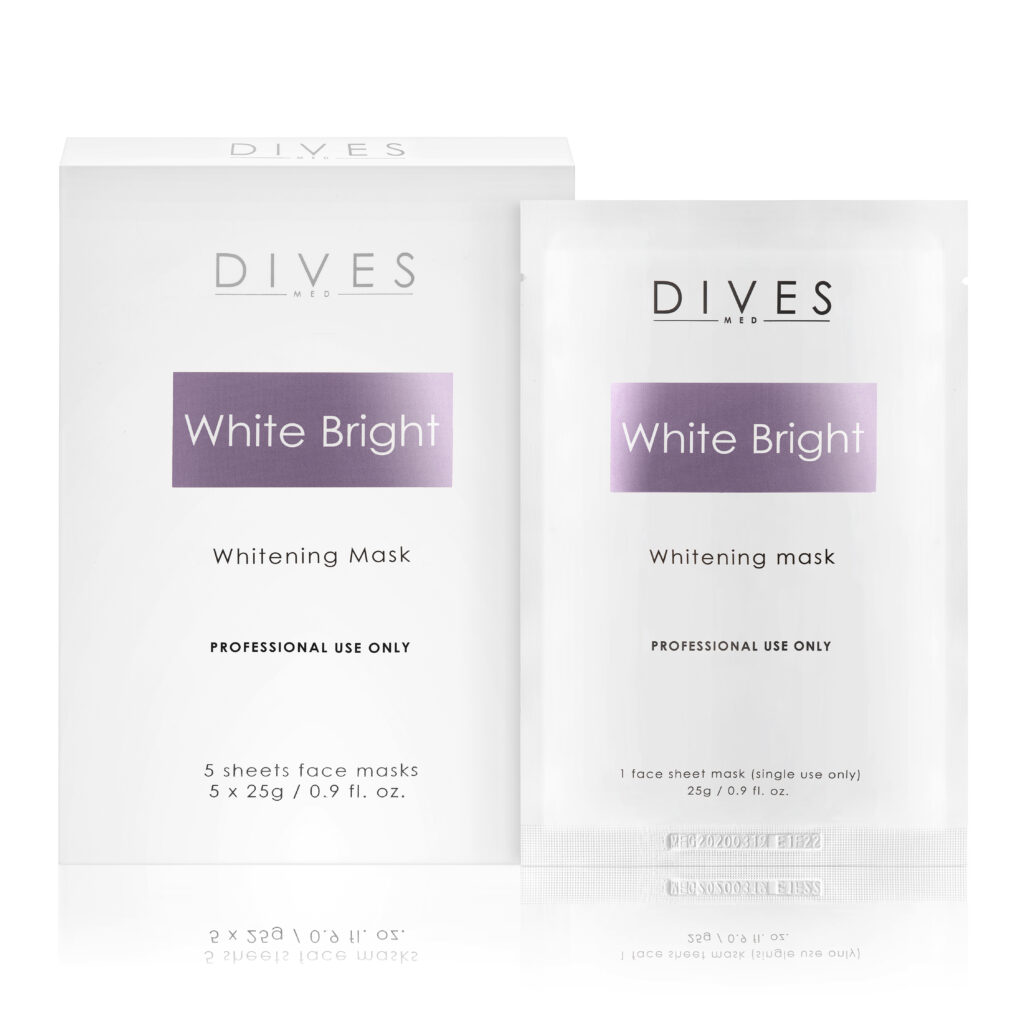 WHITE BRIGHT MASK DIVES MED