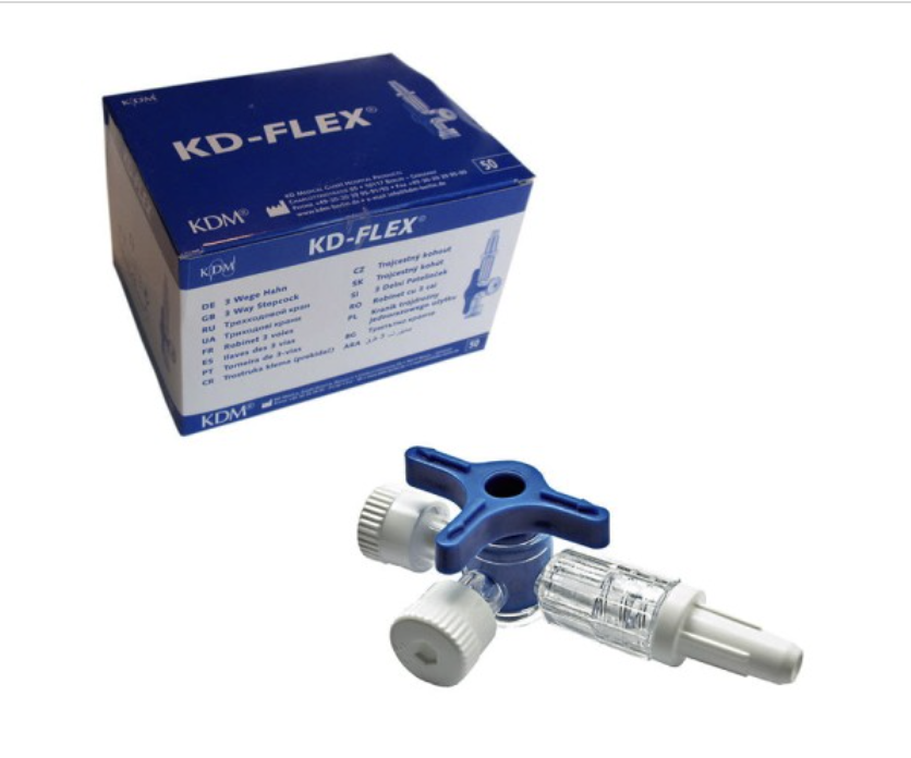Kranik trójdrożny KD-FLEX BIAŁY Standard biały