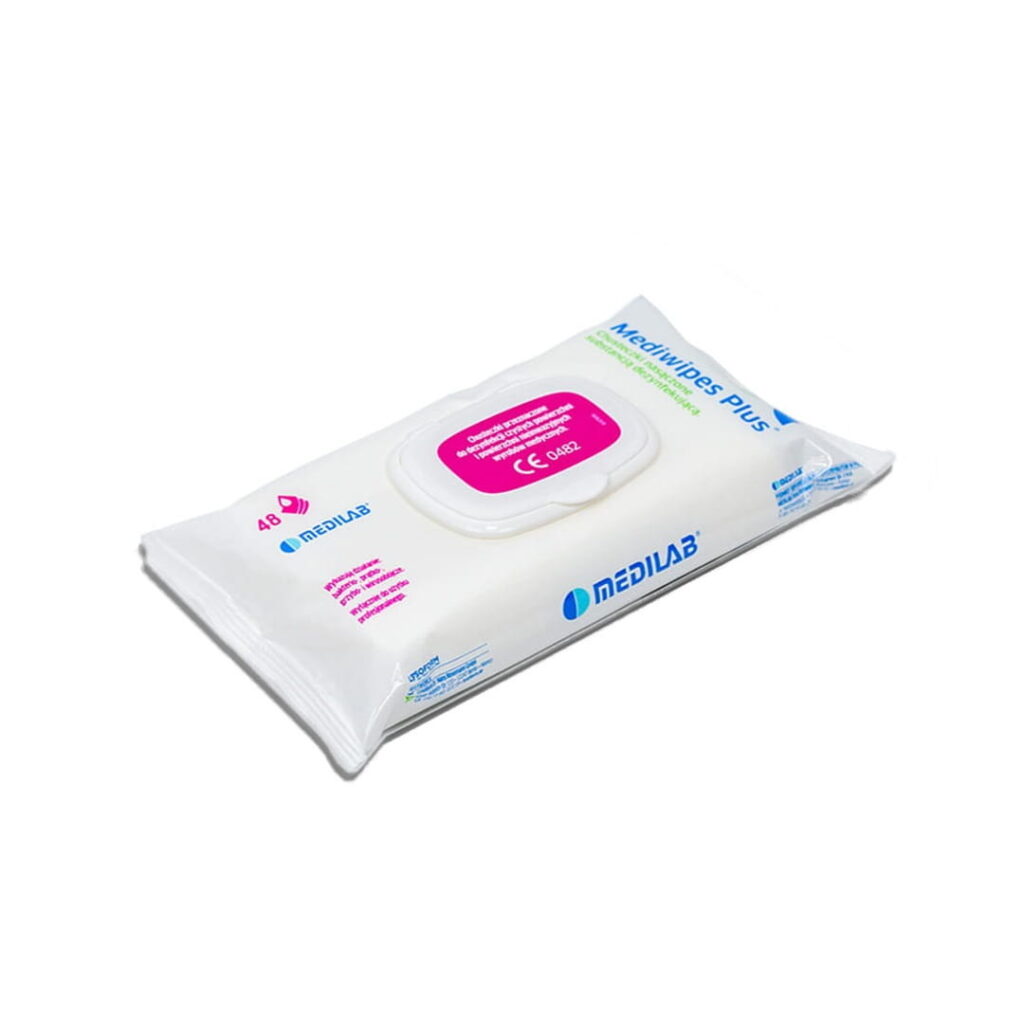 MEDIWIPES PLUS WKŁAD uzupełniający chusteczki alkoholowe (100szt)